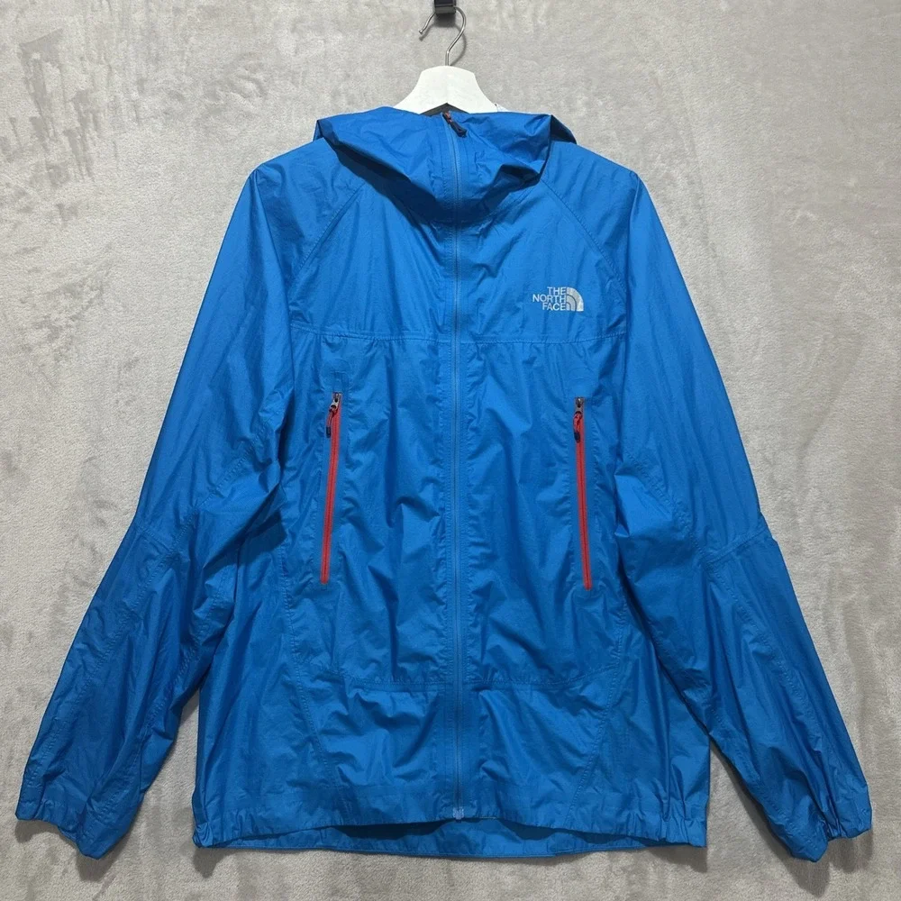 The North Face Summit Series Hyvent 2.5L Blue Windbreaker Jacket Men's Size M